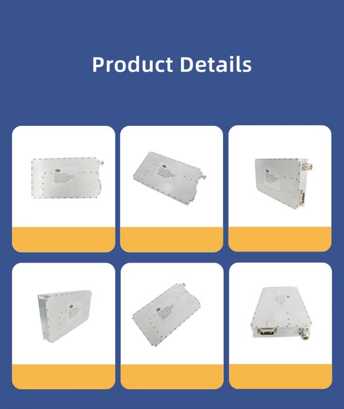 S-Band 2400-2500MHz 130W Amplifier Module High Power Output Solid State Amplifier for Wireless Communication 1