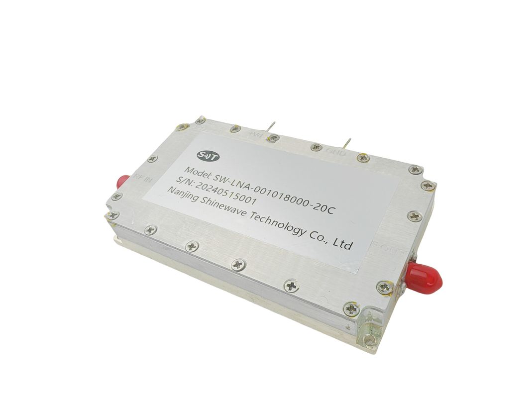 0.01~18GHz 80dB High Gain Low Noise Wideband Amplifier for Signal Reception and Transmission in Communication Systems