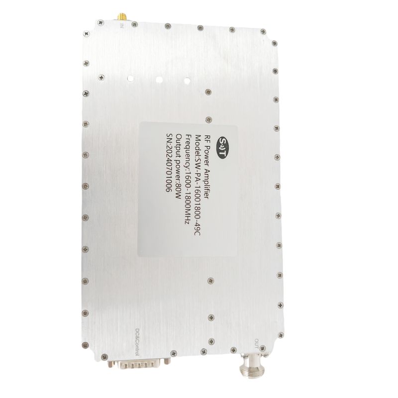 High Efficiency and Linearity MID-Band Wide 1600-1800MHz L Band Power Amplifier for Electronic Warfare