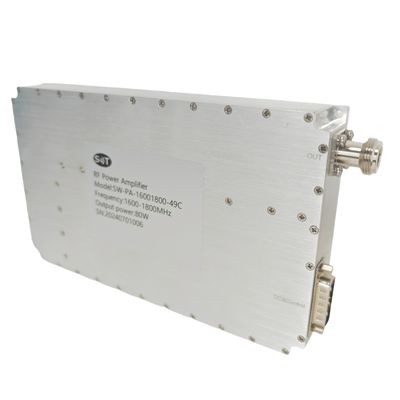 High Efficiency and Linearity MID-Band Wide 1600-1800MHz L Band Power Amplifier for Electronic Warfare