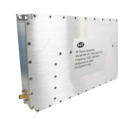 High Efficiency and Linearity MID-Band Wide 1600-1800MHz L Band Power Amplifier for Electronic Warfare
