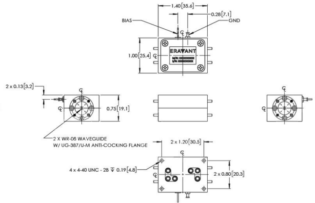 100 To 115 GHz S Band Power Amplifier Psat 16 dBm RF Bidirectional RF Amplifier 0