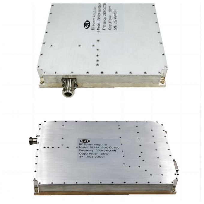 Customized High Power Solid State RF Amplifier 2900-3400MHz 200W Solid State Amplifier For radar system 0