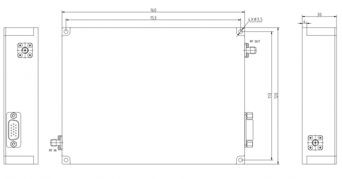 Robust Design 500-3000MHz RF Power Amplifier for Various High-Frequency and High-Power Applications 1