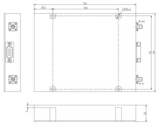 High Power Output 200-400MHz 50W RF Power Amplifier For Improved Signal Coverage And Quality 1