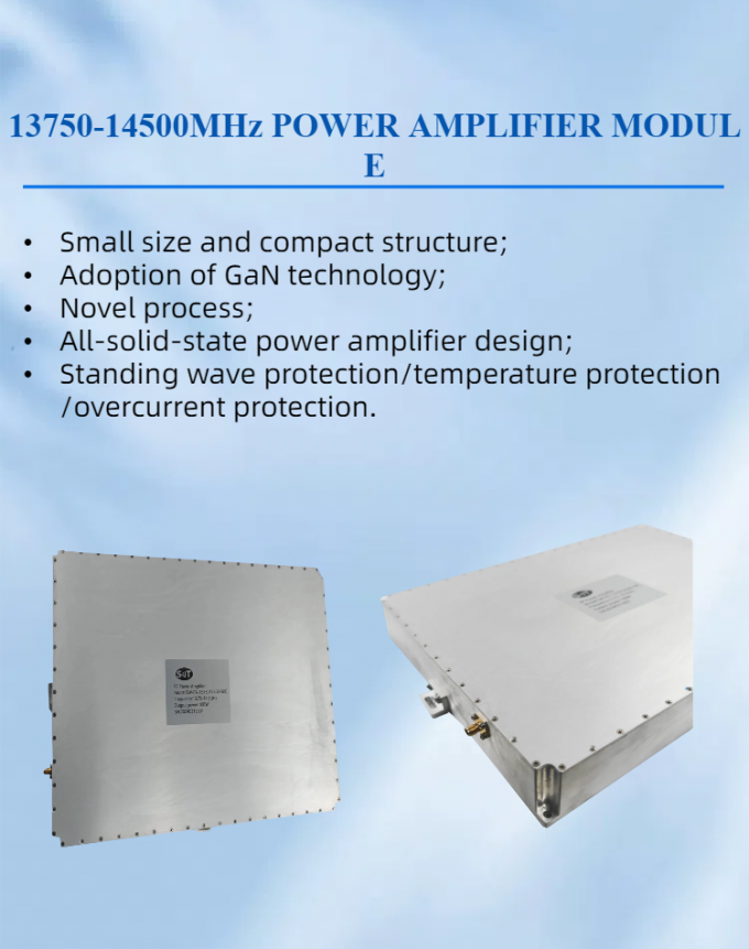 8-11GHz Solid State RF Power Amplifier For Signal Amplification And Processing In Laboratory And R&D 0