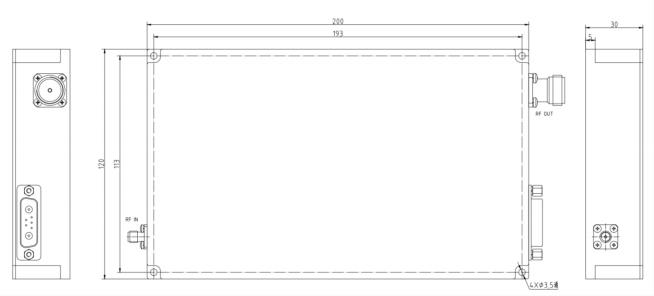 80W High Power Output L Band Amplifier Module with GaNTechnology for Radionavigation 2