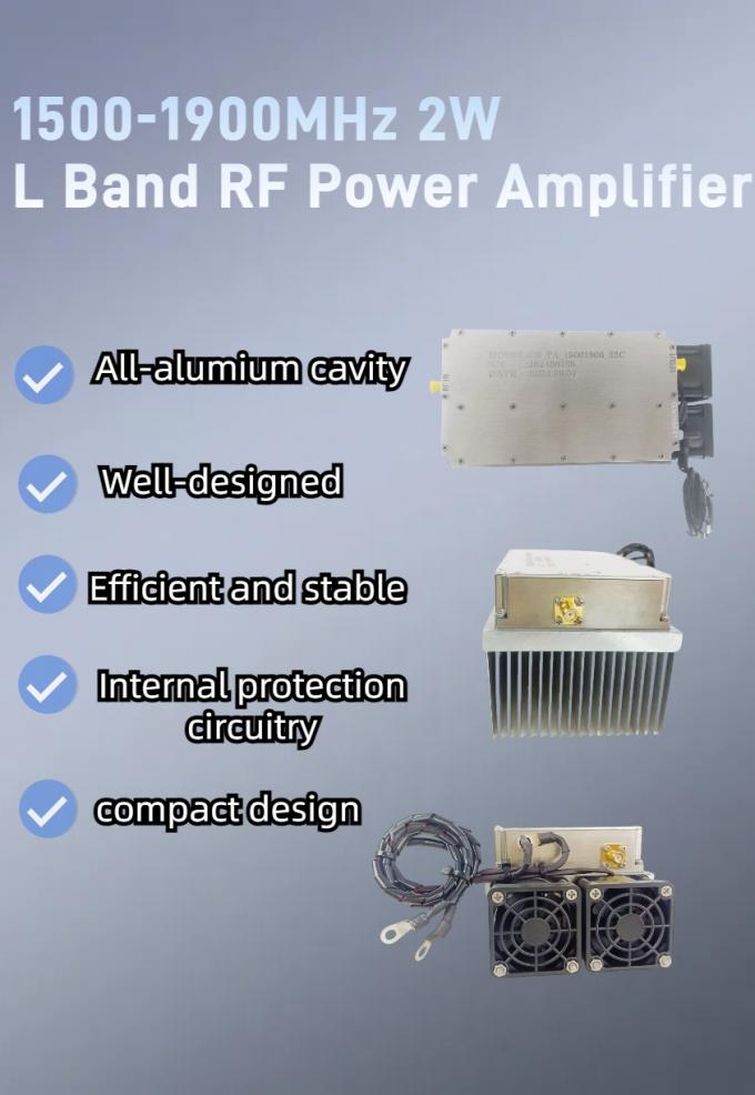 High Linearity and High Gain 1500-1900MHz 2W Amplifier Module L Band RF Power Amplifier for Wireless Communication 0