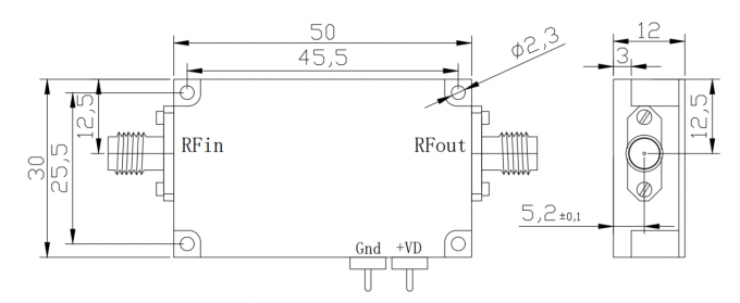 Customized Amplifier Module 1000-4000MHz 0.7dB Noise Figure Low Noise Amplifer for Wireless Communication 6