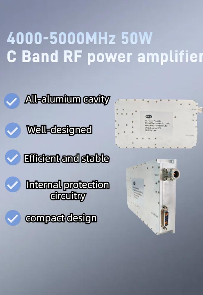 Customized High Efficiency Communication Amplifier Module C Band RF Power Amplifier for Radar System 0