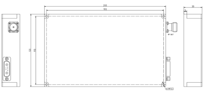 Customized High Efficiency Communication Amplifier Module C Band RF Power Amplifier for Radar System 1