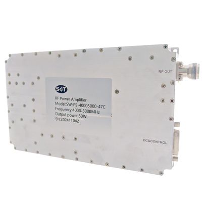 China Customized High Efficiency Communication Amplifier Module C Band RF Power Amplifier for Radar System