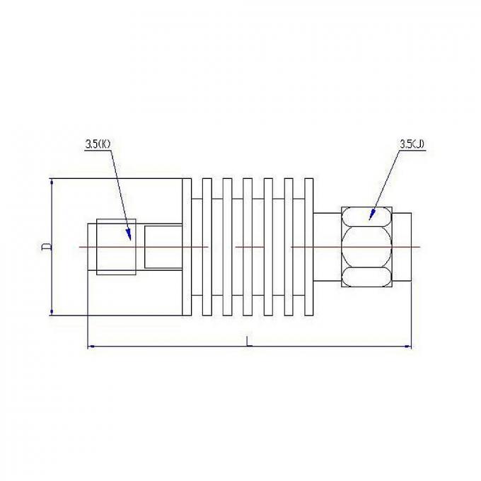 DC-26.5 GHz  Attenuators Connector 3.5 mm Coaxial Fixed Attenuators 1