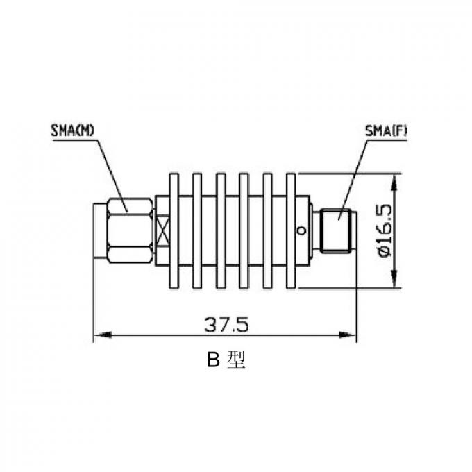 SMA Attenuator 5 W Coaxial Fixed Attenuators DC-26.5 GHz 2
