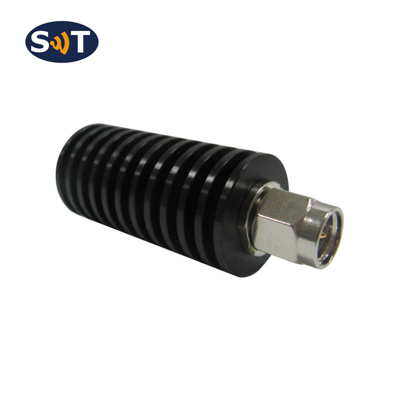 Black 20 W SMA Attenuators DC - 26.5 GHz Connector 20 W Aluminum Shell 0