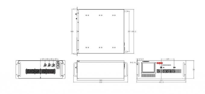 0.7 - 6 GHz C Band Power Amplifier Psat CW 60 dBm RF Power Module Amplifier 1