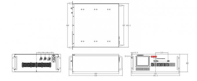 9 - 10 GHz X Band Power Amplifier Past 1000W RF Power Amplifier Module 1