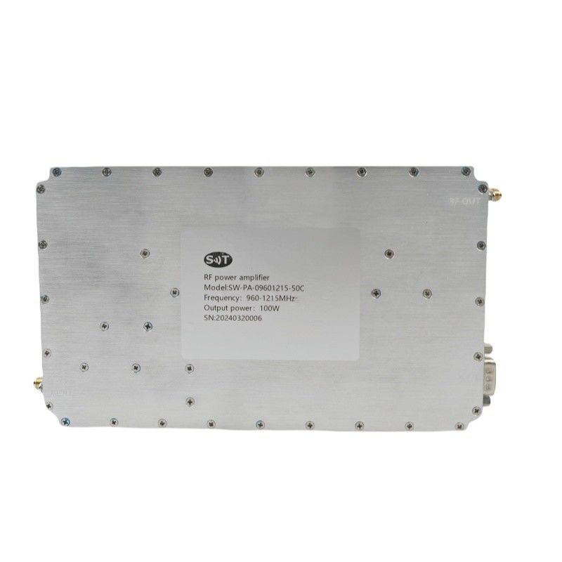 960-1215MHz 50dBm Output Power L Band Solid State RF Power Amplifier for Telecommunication, Radar