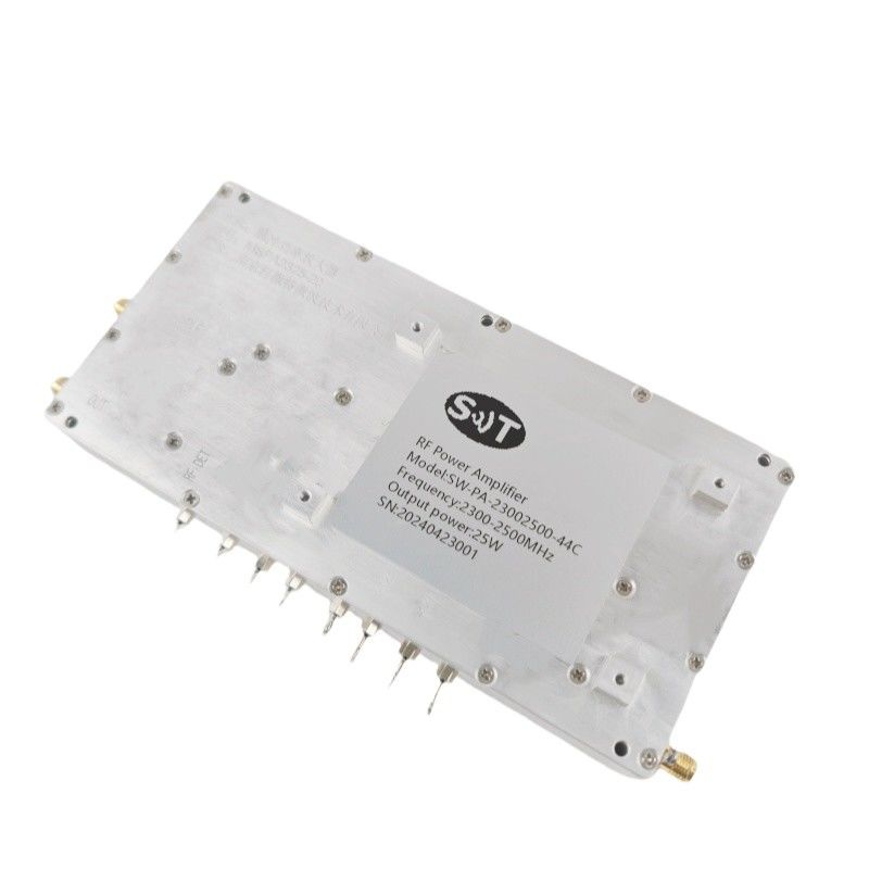 Customized S Band Solid State Amplifier 2300-2500MHz RF Power Amplifier for Military Communication