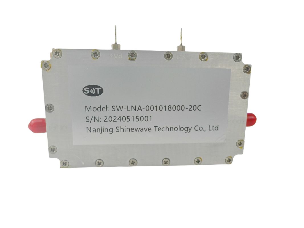 Customized 0.01~18GHz Gain 80dB Low Noise Wideband Amplifier for Signal Reception and Processing in Electronic Warfare