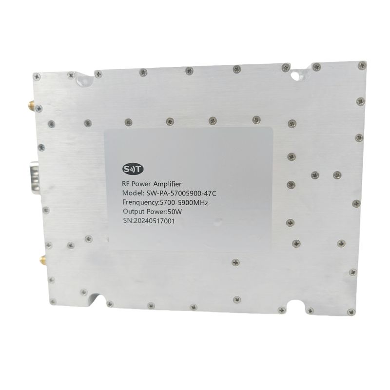 High Linearity Communication Module 5700-5900MHz 50W RF Power Amplifier for Wireless Communication