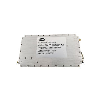Quality 2851-2861 MHz RF S Band PSat 47 dBm High Power Amplifier for microwave link ensuring reliable communication. factory