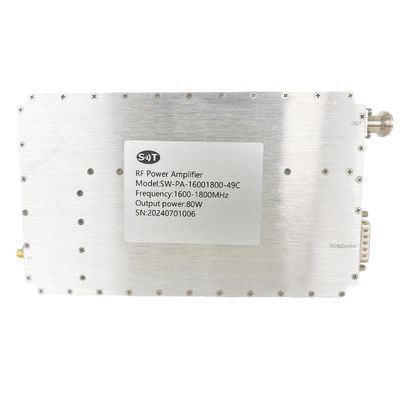 Quality Low Signal Distortion and High Performance 1600-1800MHz 80W L Band Power Amplifier for Radar Systems factory