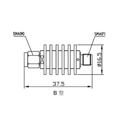 SMA Attenuator 5 W Coaxial Fixed Attenuators DC-26.5 GHz
