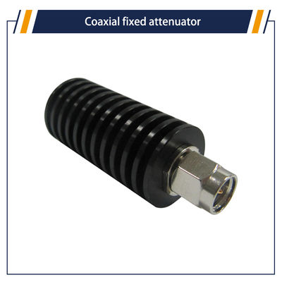 Black 20 W SMA Attenuators DC - 26.5 GHz Connector 20 W Aluminum Shell