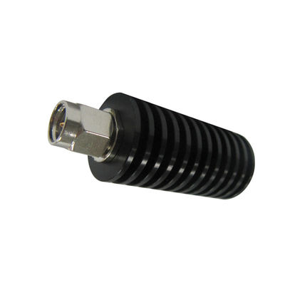 Black 20 W SMA Attenuators DC - 26.5 GHz Connector 20 W Aluminum Shell