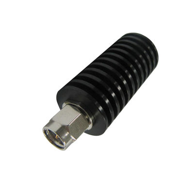 Black 20 W SMA Attenuators DC - 26.5 GHz Connector 20 W Aluminum Shell