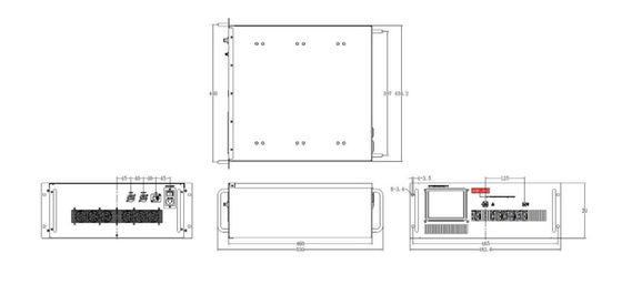 2 To 4 GHz S Band Amplifier Psat 20 W High Frequency RF Amplifier CE
