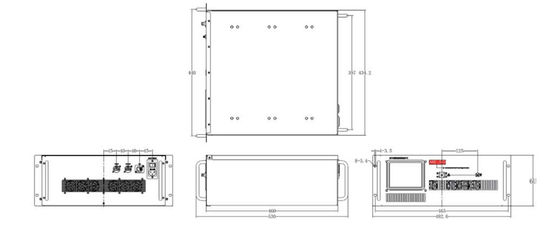 8 To 18 GHz Ku Band Amplifier Psat 43 W RF Pulse Amplifier