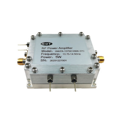 13.75-14.5GHz RF Amplifier Module Ku Band  PSat 50 dBm Microwave Amplifier For Military Communication