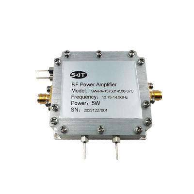 13.75-14.5GHz RF Amplifier Module Ku Band  PSat 50 dBm Microwave Amplifier For Military Communication