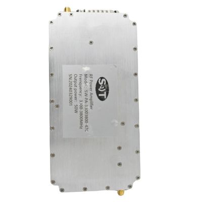 3.3-3.8GHz 47dBm Output Power SMA- KFD Connectors Solid State RF Power Amplifier For Radar