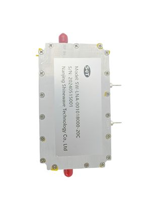 Customized 0.01~18GHz Gain 80dB Low Noise Wideband Amplifier for Signal Reception and Processing in Electronic Warfare