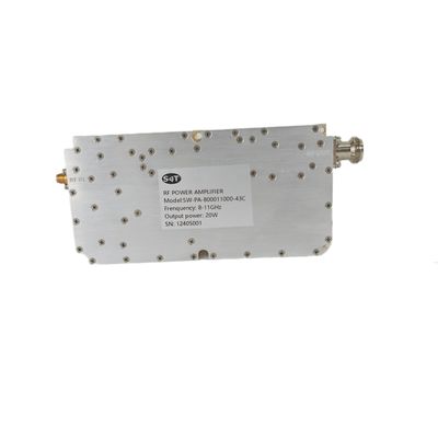 8-11GHz 20W RF Power Amplifier for Point-to-Point Microwave Communication with GaN Technology