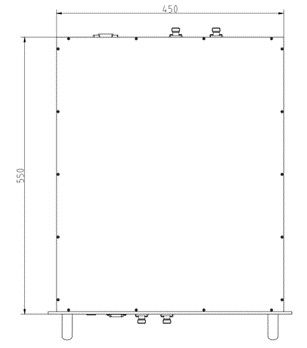 High-Performance and Stable RF Amplifier 1-2GHz 330W Ultra Wideband Power Amplifier Chassis for EMC Test