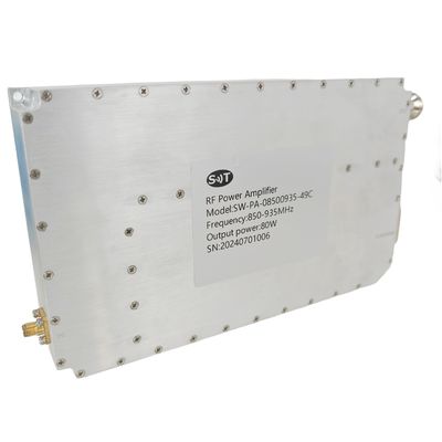 High Performance Solid State 850-935MHz 80W RF Power Amplifier for Communication Systems, Radar