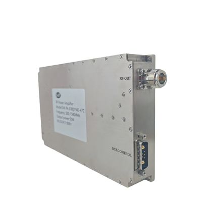 47dBm 300-1500MHz Broadband RF Amplifer Solid State Amplifier Module for Telecommunication
