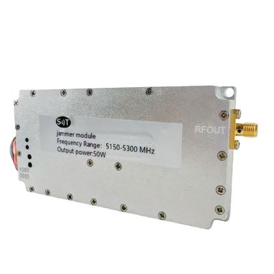 5.1GHz Frequency Band 50W High Power Output 5150-5300 MHz Jammer Module For Anti-Drone Systems